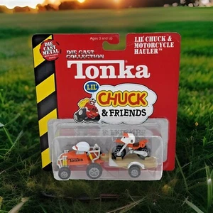 2002 Tonka Maisto Lil Chuck and Friends Hasbro Motorcycle Hauler 15251 China New - Picture 1 of 5