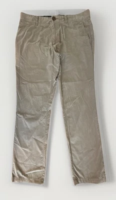 Men’s Original Penguin Gray Cotton Chino Straight Leg Pants Size 34x32 - Image 1 of 4