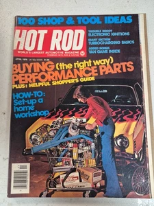 Hot Rod Magazine April 1976. Buying the right way Performance Parts  JM346 - Foto 1 di 2