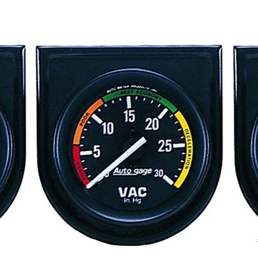 Auto Meter 0-30 Vacuum Gauge - Image 1 of 3