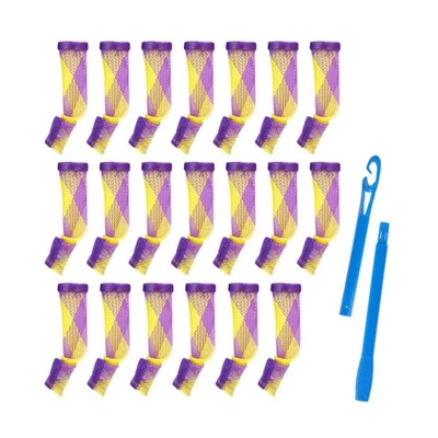 20Pcs Spiral Hair Rollers Travel Friendly Practical Spiral Curls Styling Kit - image 1 of 4