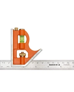 Bahco Combination Set Square Stainless Ruler Choose 150mm, 300mm, 400mm - Picture 1 of 3