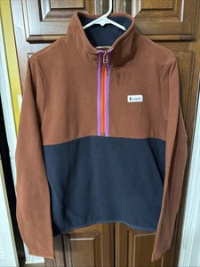 Women's COTOPAXI Amado Fleece Pullover Colorblock 1/2 Zip Sweatshirt Hiking Med - Picture 1 of 3