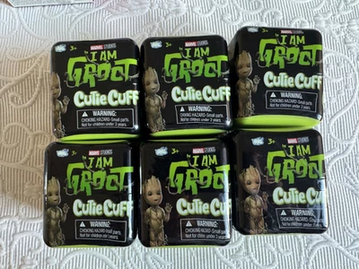 6 bolsas ciegas Cutie Cuff “I Am Groot” de Disney Marvel Studios. Nuevo Foto 1 de 4