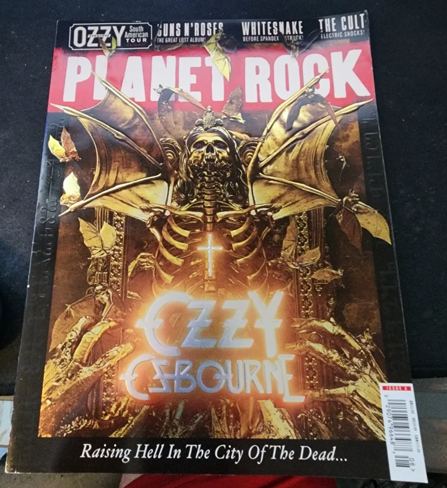 OZZY OSBOURNE Planet Rock Magazine Issue 8 July 8th Guns N' Roses Whitesnake - Image 1 of 2
