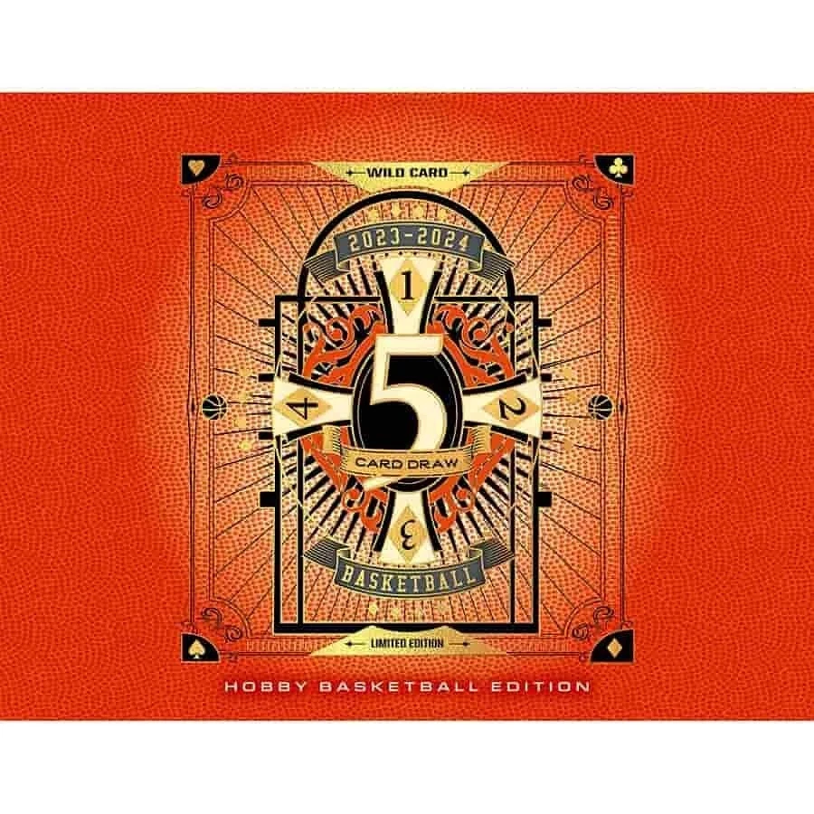 2023/24 Wild Card Five Card Draw Basketball Hobby Box Stock #253327