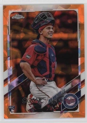 2021 Topps Chrome Update Sapphire Edition Orange /25 Ben Rortvedt Rookie RC - Image 1 of 2