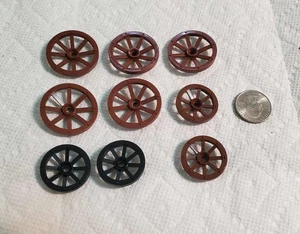 Lego 9 ruedas de vagón usadas - Imagen 1 de 5