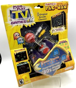 Pac-Man NAMCO Plug & Play TV Game 2004 5-in-1 Arcade Classics NEW, Sealed Box_ - Picture 1 of 17