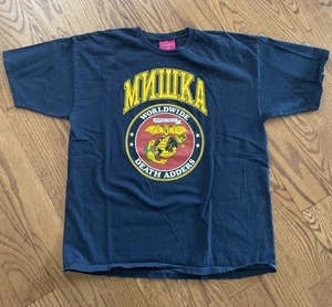 MISHKA WORLDWIDE DEATH ADDERS SEMPER FIDELIS BROOKLYN NYC LA TOKYO Size XL Shirt - Picture 1 of 6