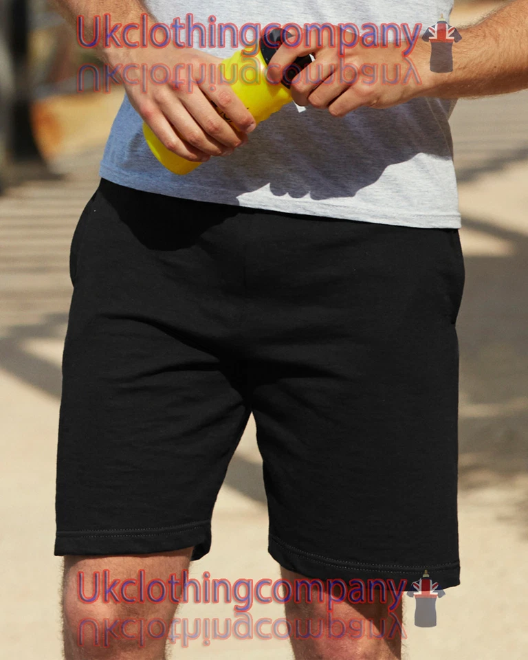 Fruit Of The Loom Men's Lightweight Shorts Elasticated Waist Draw Cord, Pockets - Image 1 of 1