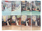 Collection Of 8 Religious Postcards The Holy City, The Lost Chord, Excelsior