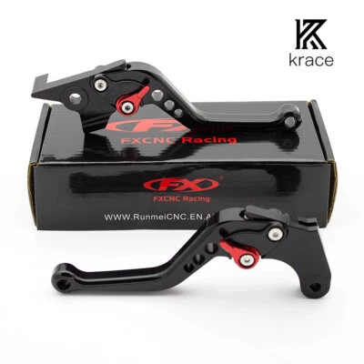 CNC Adjust Brake Clutch Levers For Suzuki GSXR750 1996 1997 1998 1999-2003 Short - Image 1 of 4