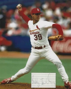 Bob Tewksbury Autographed Signed 8x10 Photo - MLB Cardinals - RARE! - w/COA - Picture 1 of 1