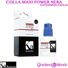 COLLA EXTENSION CIGLIA MAXI POWER NERA 3/4 SECONDI 10 ml EYELASH KALENTIN