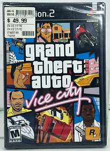 Grand Theft Auto: Vice City (Sony PlayStation 2, 2002) PS2 1st Print NEW Sealed - Picture 1 of 17