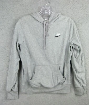Nike Unisex Kids Size Small 4-6 Gray Longsleeve Hoodie 245520-063 - Image 1 of 4