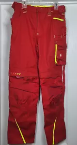 engelbert strauss e.s. motion 2020 Women/Girls Pants 28”x28” German Workwear Red - Picture 1 of 15