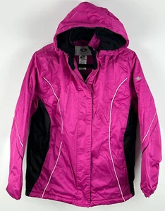 Athletic Works Parka Jacket Size L Purple Long Sleeve Hooded Lined Insulated - Picture 1 of 9