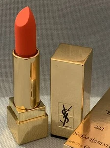YSL Rouge Pur Couture The Mats Lipstick 223 Coral Anti-Manstream Pink Orange - Picture 1 of 5