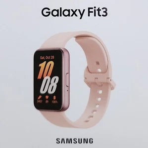 Samsung Galaxy Fit3 Bluetooth Smart Watch Health and Fitness Tracker | Pink - Picture 1 of 1
