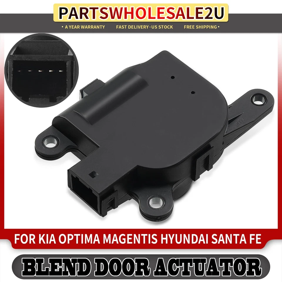 Actuador de puerta de mezcla de climatización entrada de aire para Kia Optima Magentis Hyundai Santa Fe principal Foto 1 de 4