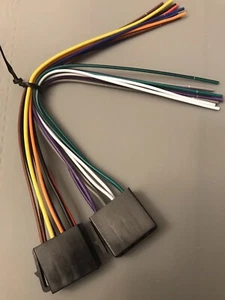 BLAUPUNKT CAR 2DIN 6.2" Stereo Atlanta 740 Wire Harness 8-pin Dual Plug - Picture 1 of 5