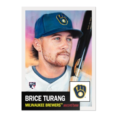 2023 Topps Living Set 678 Brice Turang (Rookie Card) - Free Shipping Always! - Image 1 of 2