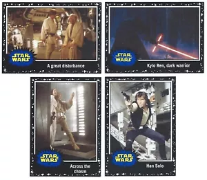 2015 Topps Star Wars Journey to the Force Awakens Black Starfield Tú eliges - Imagen 1 de 37