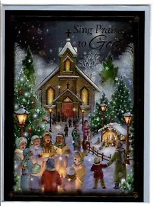 Sing Praises to God Christmas Card with Matching Envelope - I Combine S/H - Picture 1 of 2