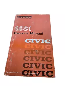 F 1981 Honda Civic Betriebsanleitung - Bild 1 von 3