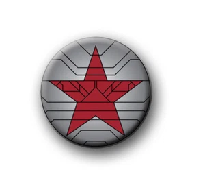 WINTERSOLDAT 1” / 25mm / Pin Button / Abzeichen / Film / Film / Captain America - Bild 1 von 2