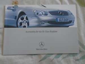 Mercedes SL Class Roadster Accessories brochure Aug 2001 English text - Picture 1 of 1
