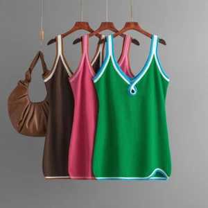 V Neck Hollow Out Womens Sexy Bottoming Slip Dress Mini Sleeveless Slim Fit Knit - Picture 1 of 19