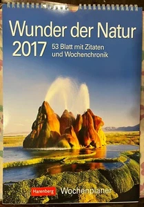 Kalender: Wunder der Natur 2017 (Harenberg Wochenplaner) Wandkalender - Bild 1 von 6