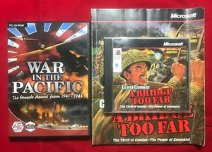 War In The Pacific/Close Combat A Bridge Too Far PC CD-ROM Game Bundle - Picture 1 of 7