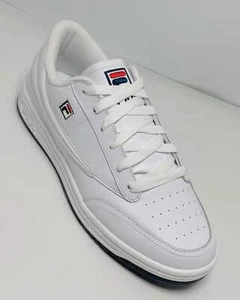 Herren Fila Tennis 88 Weiß | Navy | Rot Sneaker Neu mit Etikett - Bild 1 von 13
