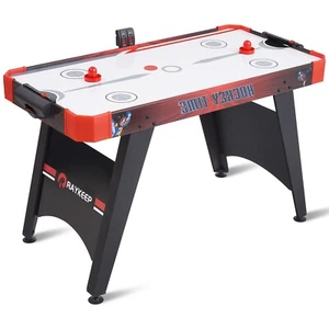48" Air-Powered Hockey Table 12V Sport Hockey Game Pushers Pucks LED Scoring - Picture 1 of 13