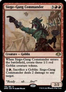 x1 Siege-Gang Commander R MTG Dominaria Remastered M/NM, Englisch - Bild 1 von 1