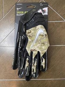 Nike Vapor Jet Football Gloves Salute To Service Size Medium Men Camo NFL - Picture 1 of 7