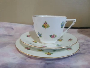 Minton English Bone China Cup, Saucer & Plate Trio - Picture 1 of 6