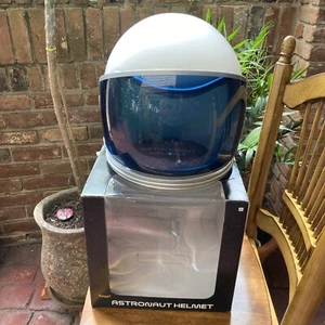 Spirit Halloween Adult Astronaut Helmet With Flip Up Visor Theater Rave Party - Picture 1 of 9