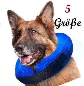 Halskrause Schutzkragen Halskragen Aufblasbare Schuztrichter für Hund&Katze - Bild 1 von 2