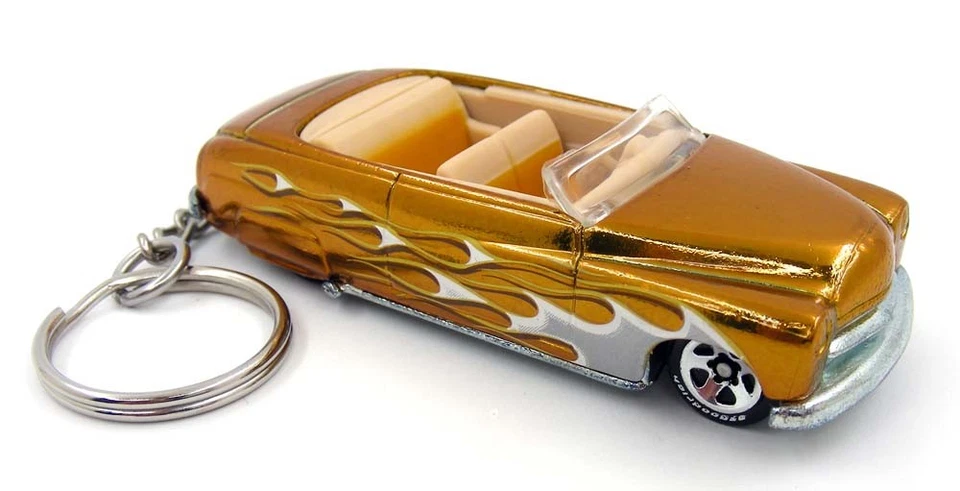 '49 Merc Gold 1949 Mercury Convertible Key Chain Ring Fob Keychain - Image 1 of 1