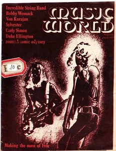 Revista MUSIC WORLD #5 1973 Increíble banda de cuerdas Sylvester Bobby Womack LA CA - Imagen 1 de 2