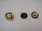 VINTAGE UNITED STATES NAVY NAVEL AIR RESERVE TRAINING COMMAND GOLD METAL PINS