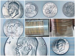 Lot of 20 Eisenhower's has at least one 1971, 1972, 1974, 1976, 1977, 1978 Years - Picture 1 of 16