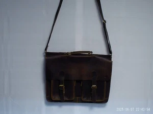 "Gebraucht" The Leather Bags Gallery Ledertasche ~ 18"x14"x3,5" - Bild 1 von 17