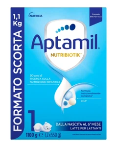 APTAMIL NUTROBIOTIK 1 LATTE PER LATTANTE IN POLVERE 1,100GR - Foto 1 di 1