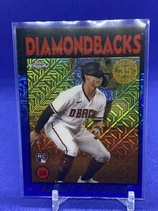 2021 Topps Silver Pack Andy Young Rookie RC Blue Refractor /150 Parallel SP - Picture 1 of 2